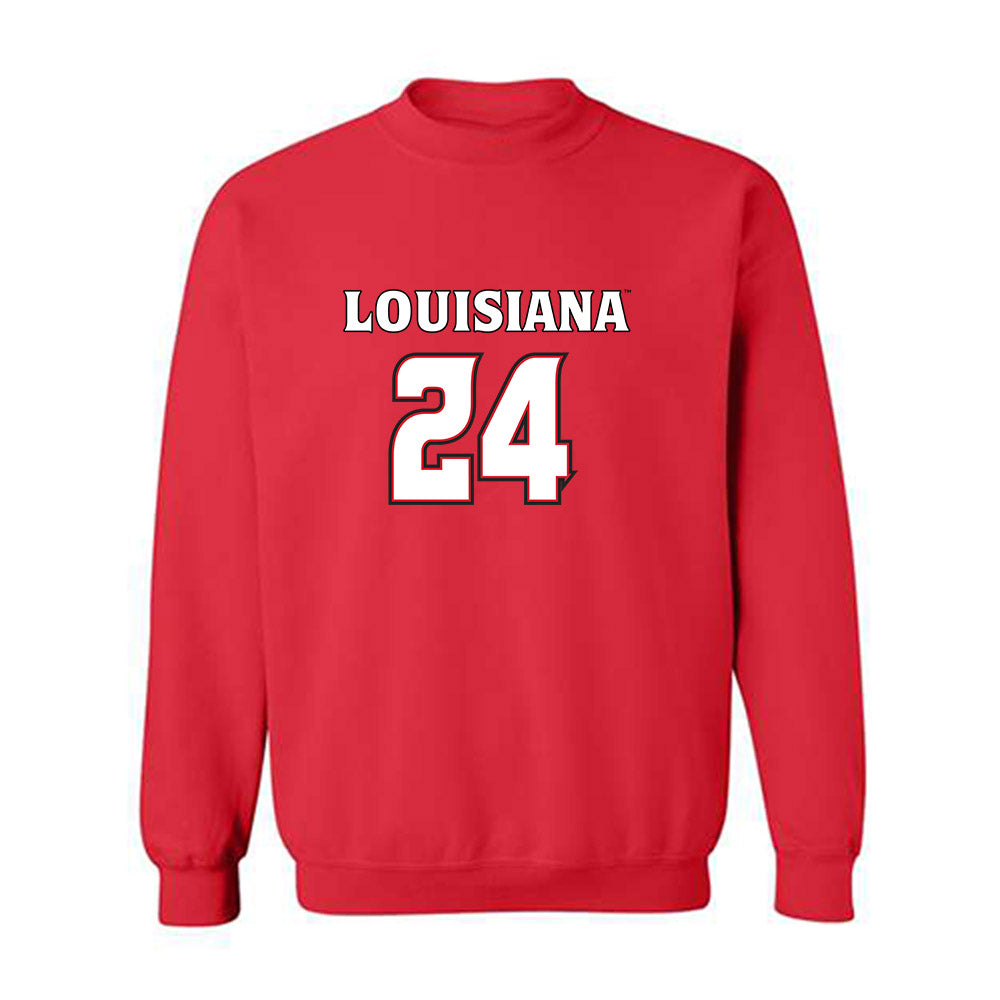 Louisiana - NCAA Women's Basketball : Mikaylah Manley - Replica Shersey Crewneck Sweatshirt-0