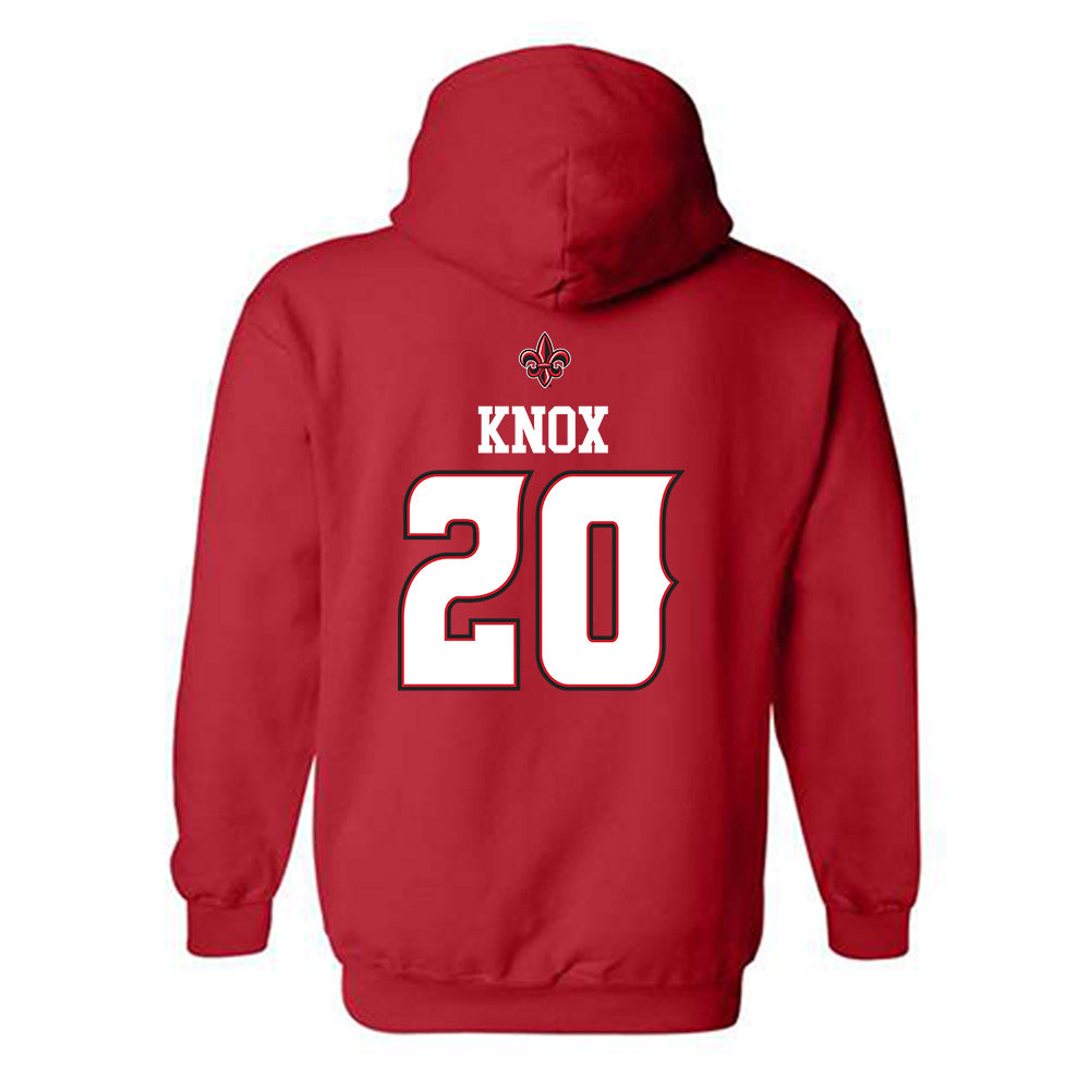 Louisiana - NCAA Softball : Lily Knox - Replica Shersey Hooded Sweatshirt-1