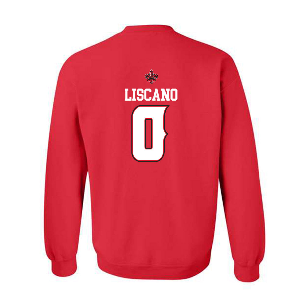 Louisiana - NCAA Softball : Mia Liscano - Replica Shersey Crewneck Sweatshirt-1