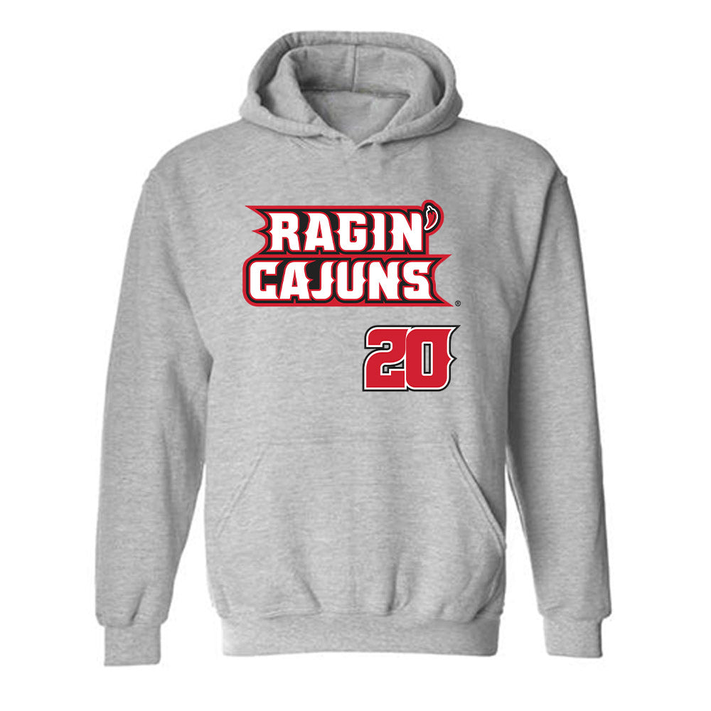 Louisiana - NCAA Softball : Lily Knox - Replica Shersey Hooded Sweatshirt-0