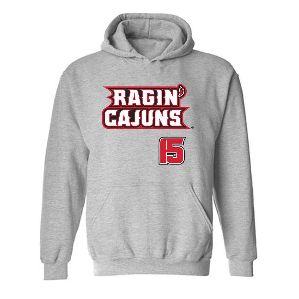 Louisiana - NCAA Softball : Julianne Tipton - Replica Shersey Hooded Sweatshirt-0