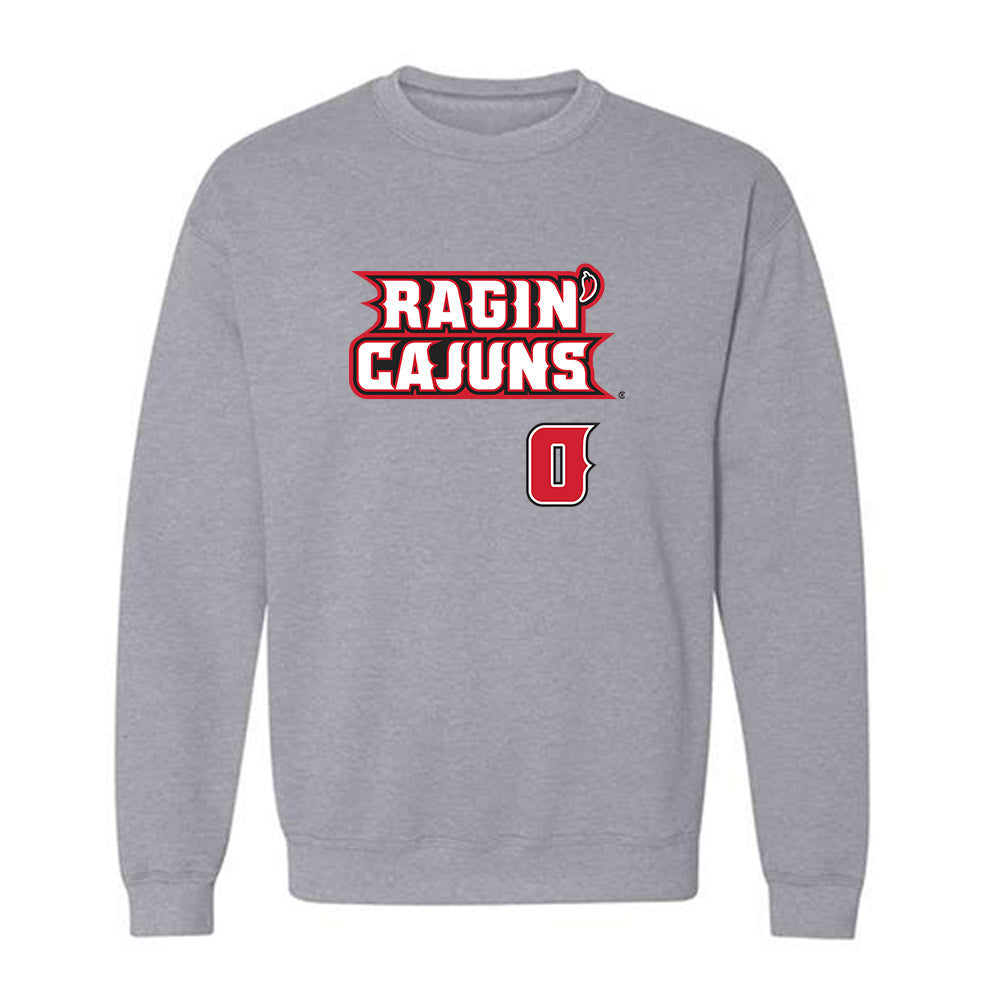 Louisiana - NCAA Softball : Mia Liscano - Replica Shersey Crewneck Sweatshirt-0