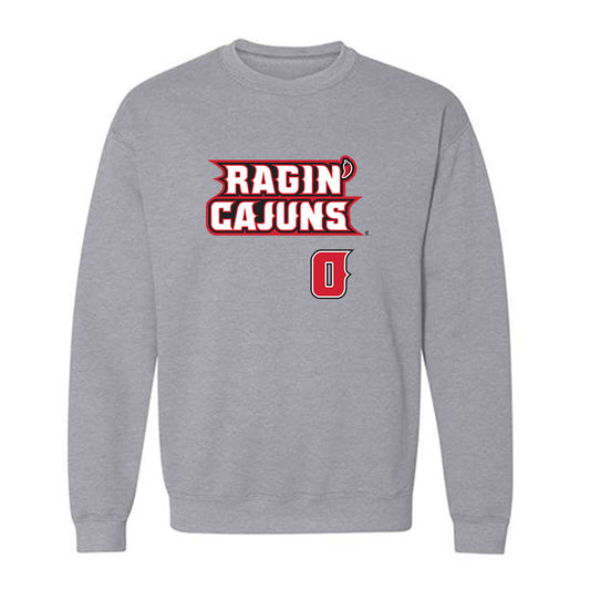 Louisiana - NCAA Softball : Mia Liscano - Replica Shersey Crewneck Sweatshirt-0