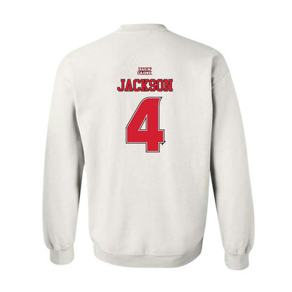 Louisiana - NCAA Women's Basketball : Jazmyne Jackson - Replica Shersey Crewneck Sweatshirt-1