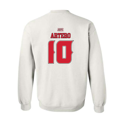 Louisiana - NCAA Women's Basketball : Marina Artero - Replica Shersey Crewneck Sweatshirt-1