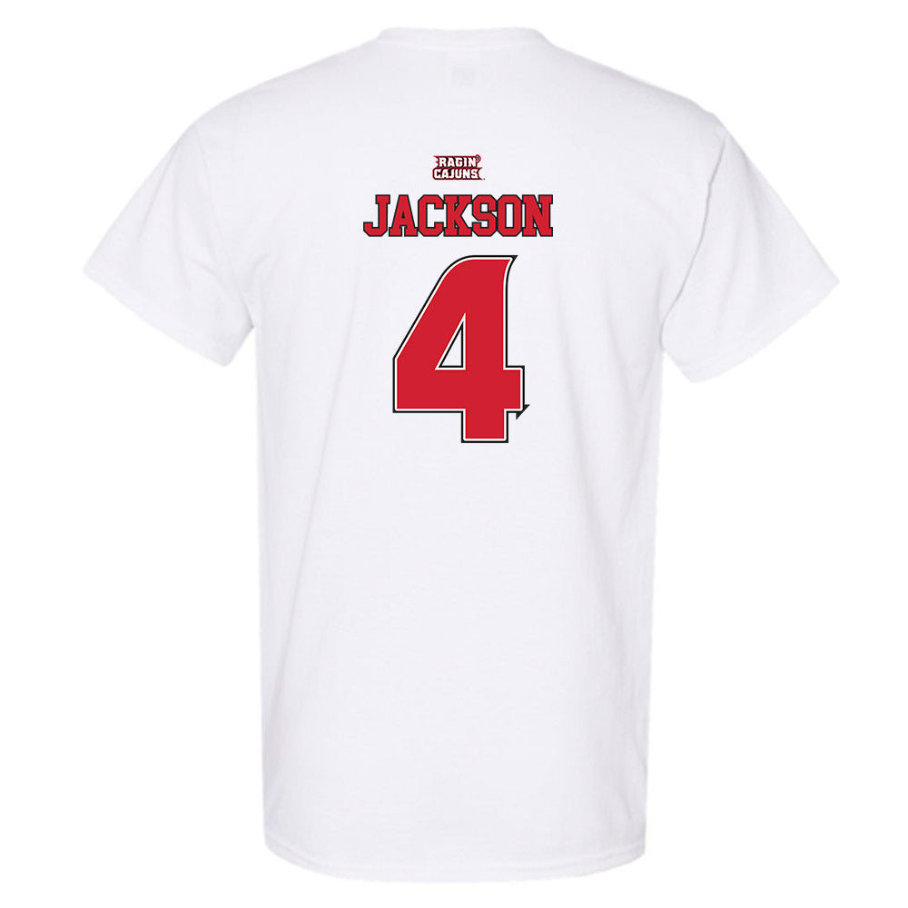 Louisiana - NCAA Women's Basketball : Jazmyne Jackson - Replica Shersey T-Shirt-1