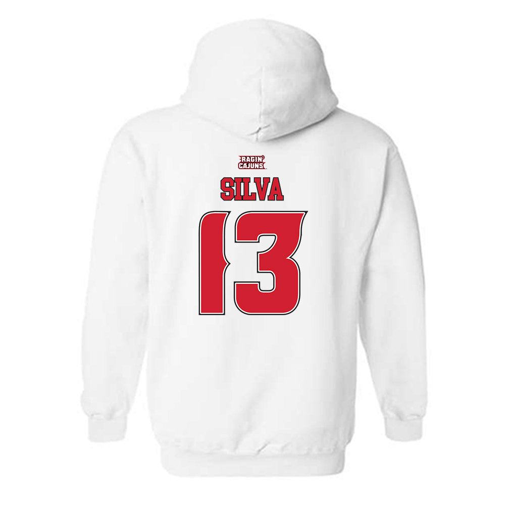 Louisiana - NCAA Women's Basketball : Bianca Silva - Replica Shersey Hooded Sweatshirt-1