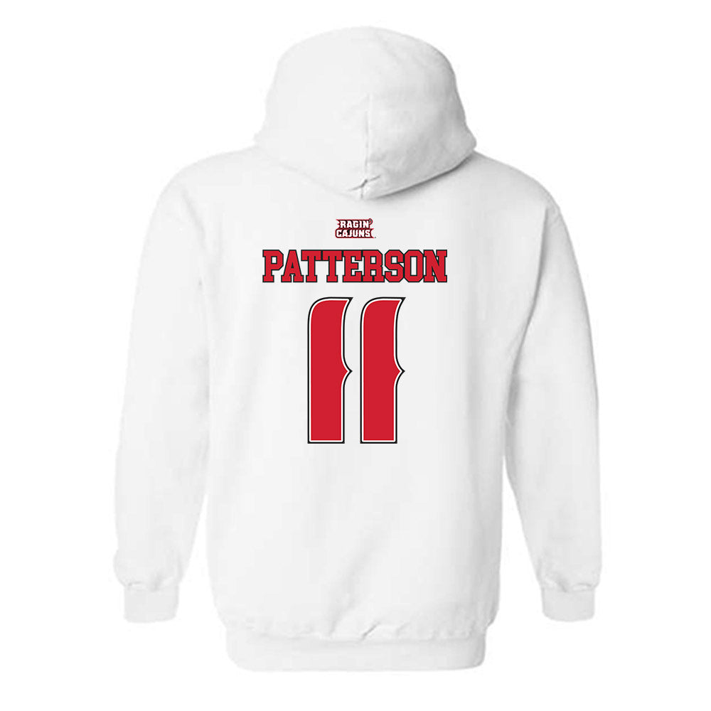 Louisiana - NCAA Women's Basketball : Arionna Patterson - Replica Shersey Hooded Sweatshirt-1