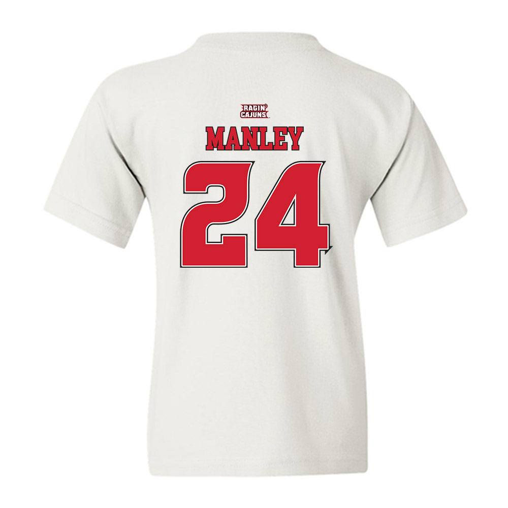 Louisiana - NCAA Women's Basketball : Mikaylah Manley - Replica Shersey Youth T-Shirt-1