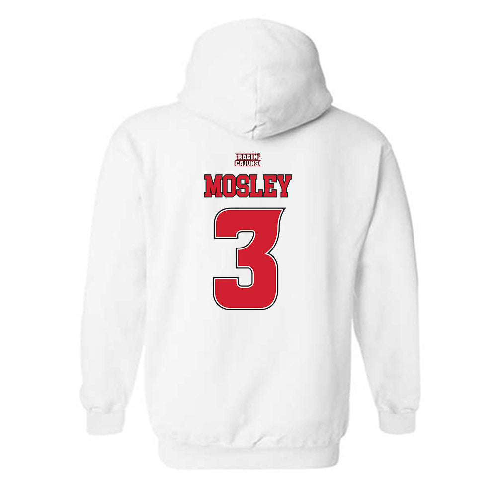 Louisiana - NCAA Women's Basketball : Stephanie Mosley - Replica Shersey Hooded Sweatshirt-1