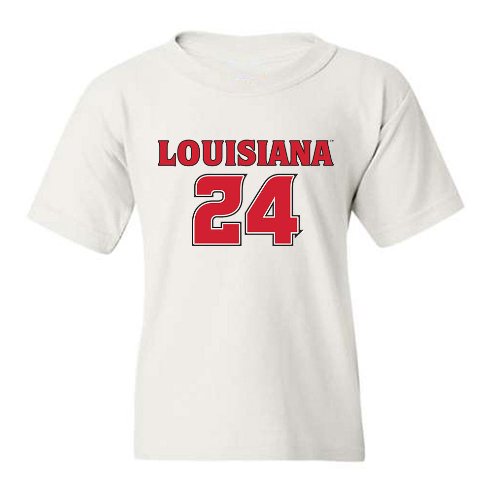 Louisiana - NCAA Women's Basketball : Mikaylah Manley - Replica Shersey Youth T-Shirt-0