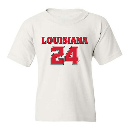 Louisiana - NCAA Women's Basketball : Mikaylah Manley - Replica Shersey Youth T-Shirt-0
