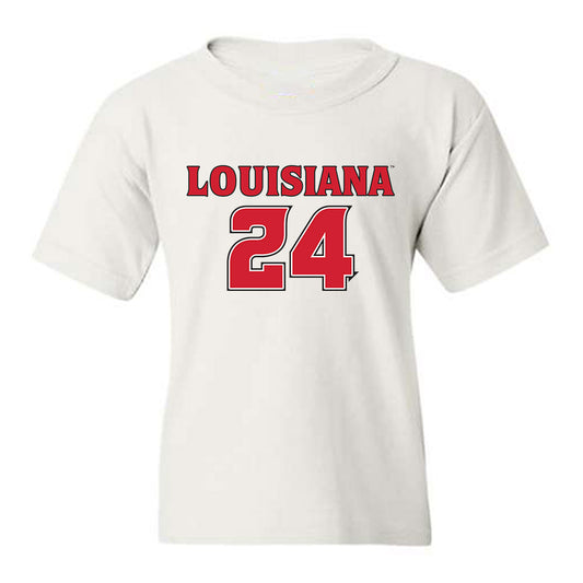 Louisiana - NCAA Women's Basketball : Mikaylah Manley - Replica Shersey Youth T-Shirt-0