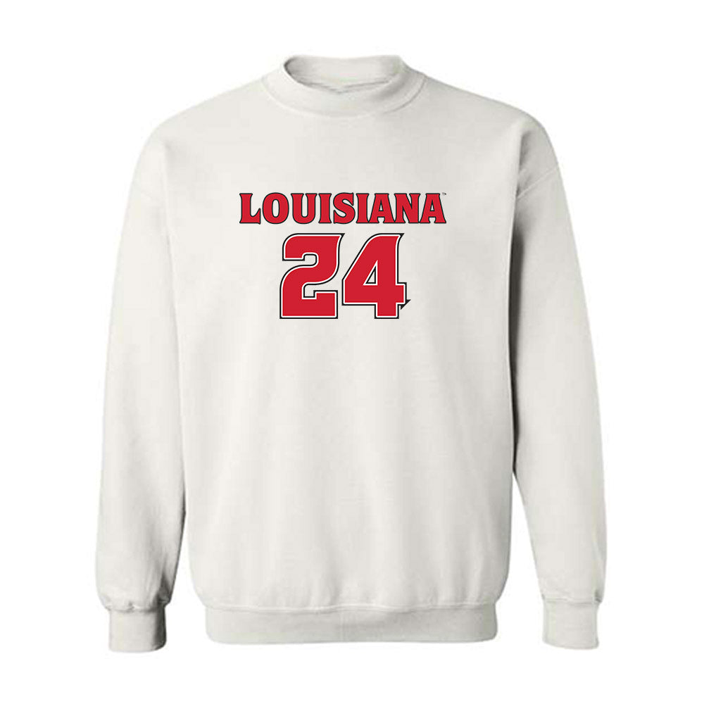 Louisiana - NCAA Women's Basketball : Mikaylah Manley - Replica Shersey Crewneck Sweatshirt-0