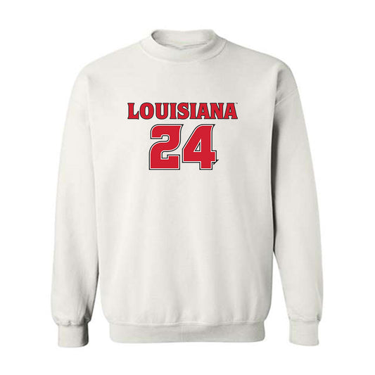 Louisiana - NCAA Women's Basketball : Mikaylah Manley - Replica Shersey Crewneck Sweatshirt-0