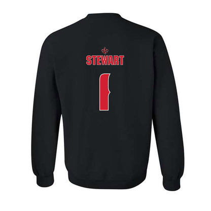 Louisiana - NCAA Women's Basketball : Mariah Stewart - Replica Shersey Crewneck Sweatshirt