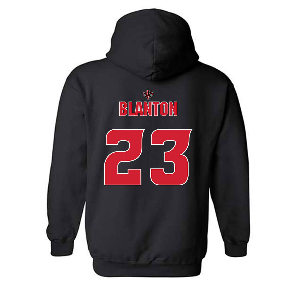 Louisiana - NCAA Women's Basketball : Alicia Blanton - Replica Shersey Hooded Sweatshirt