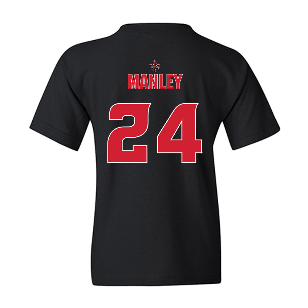 Louisiana - NCAA Women's Basketball : Mikaylah Manley - Replica Shersey Youth T-Shirt-1