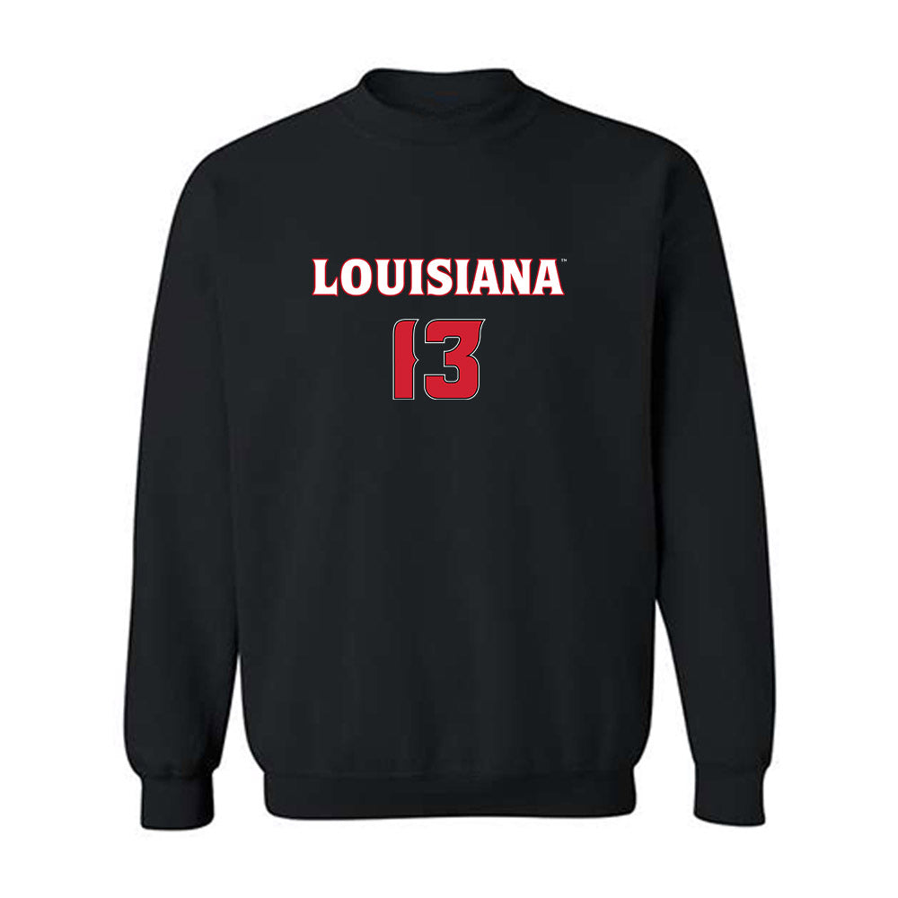 Louisiana - NCAA Women's Basketball : Bianca Silva - Replica Shersey Crewneck Sweatshirt-0