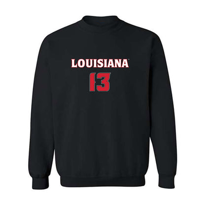 Louisiana - NCAA Women's Basketball : Bianca Silva - Replica Shersey Crewneck Sweatshirt-0