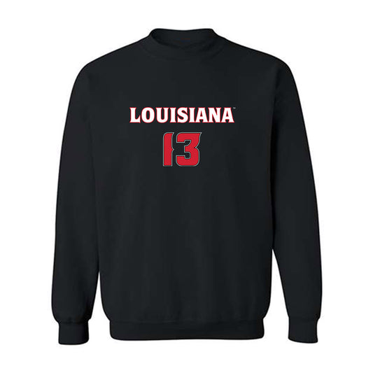 Louisiana - NCAA Women's Basketball : Bianca Silva - Replica Shersey Crewneck Sweatshirt-0