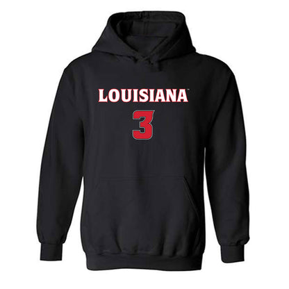 Louisiana - NCAA Women's Basketball : Stephanie Mosley - Replica Shersey Hooded Sweatshirt-0