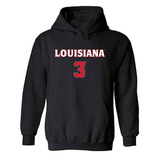 Louisiana - NCAA Women's Basketball : Stephanie Mosley - Replica Shersey Hooded Sweatshirt-0