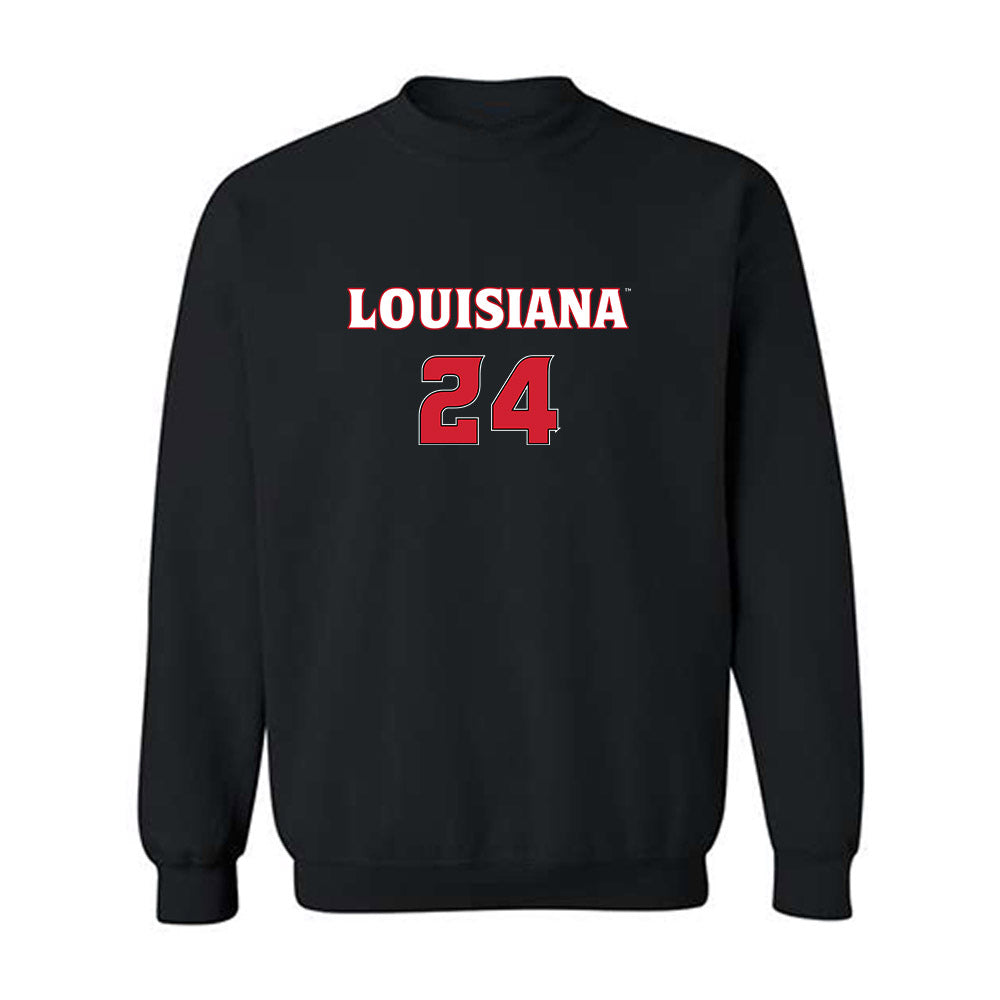 Louisiana - NCAA Women's Basketball : Mikaylah Manley - Replica Shersey Crewneck Sweatshirt-0