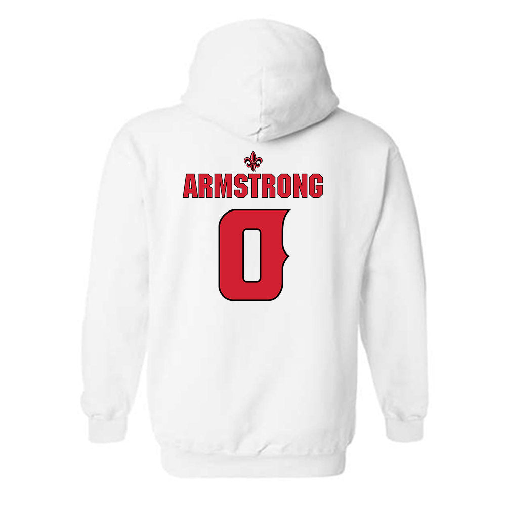 Louisiana - NCAA Women's Volleyball : Sophia Armstrong - Replica Shersey Hooded Sweatshirt-1