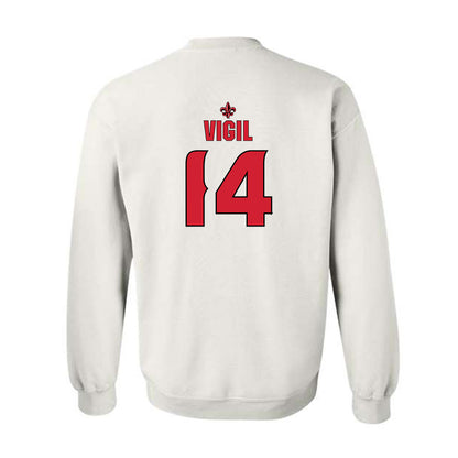 Louisiana - NCAA Women's Volleyball : Brooklyn Vigil - Replica Shersey Crewneck Sweatshirt-1