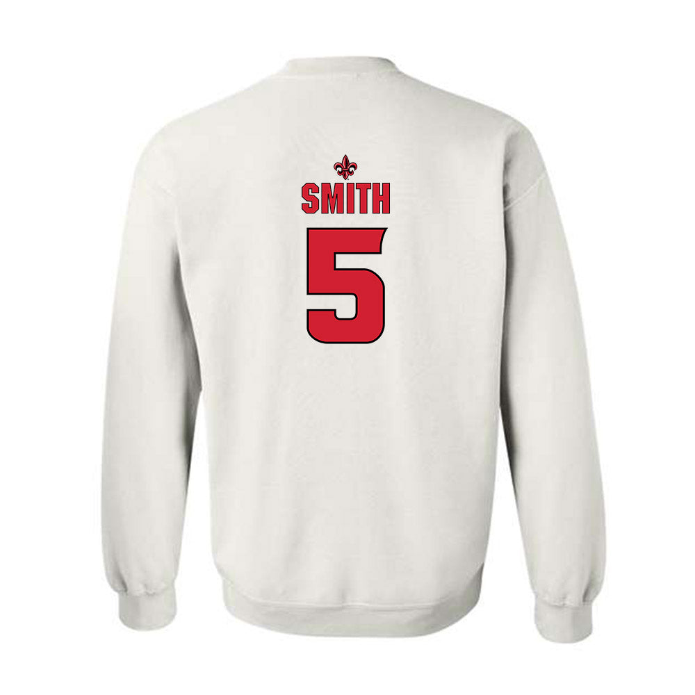 Louisiana - NCAA Women's Volleyball : Genesis Smith - Replica Shersey Crewneck Sweatshirt-1