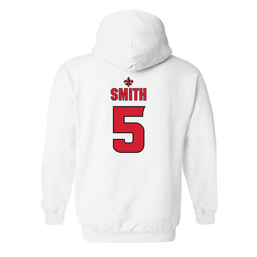 Louisiana - NCAA Women's Volleyball : Genesis Smith - Replica Shersey Hooded Sweatshirt-1