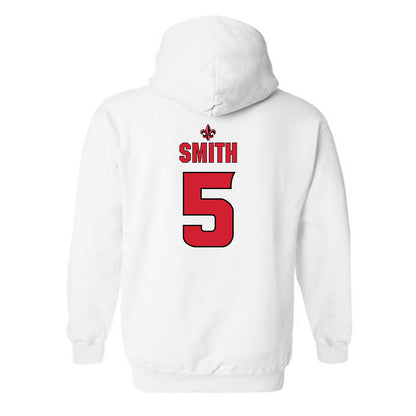 Louisiana - NCAA Women's Volleyball : Genesis Smith - Replica Shersey Hooded Sweatshirt-1