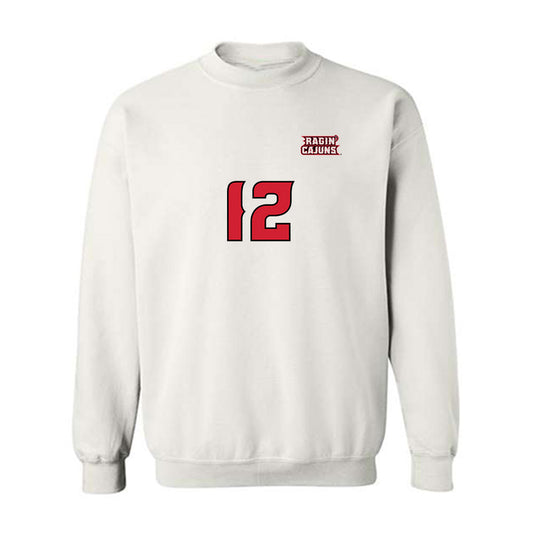 Louisiana - NCAA Women's Volleyball : Ryleigh Garis - Replica Shersey Crewneck Sweatshirt-0
