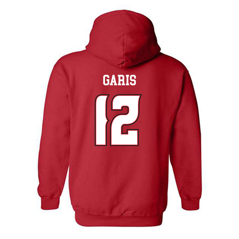 Louisiana - NCAA Women's Volleyball : Ryleigh Garis - Replica Shersey Hooded Sweatshirt-1