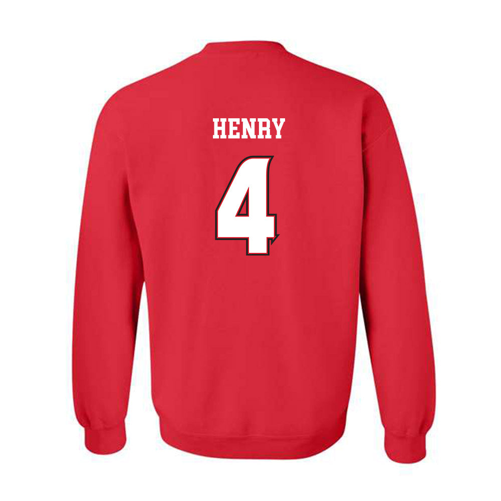 Louisiana - NCAA Women's Volleyball : Lindsey Henry - Replica Shersey Crewneck Sweatshirt-2