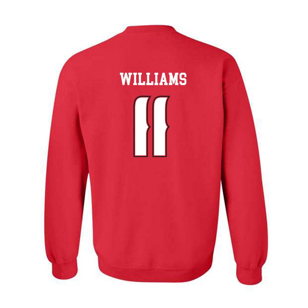 Louisiana - NCAA Women's Volleyball : Emily Williams - Replica Shersey Crewneck Sweatshirt-2