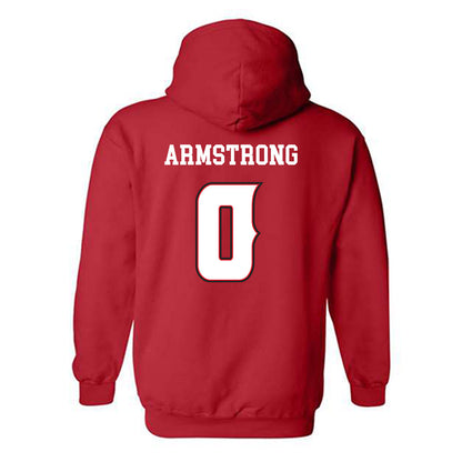 Louisiana - NCAA Women's Volleyball : Sophia Armstrong - Replica Shersey Hooded Sweatshirt-1