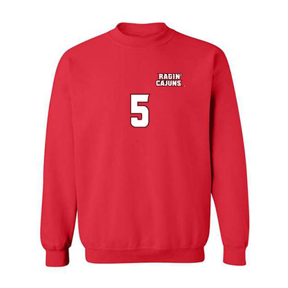 Louisiana - NCAA Women's Volleyball : Genesis Smith - Replica Shersey Crewneck Sweatshirt-0
