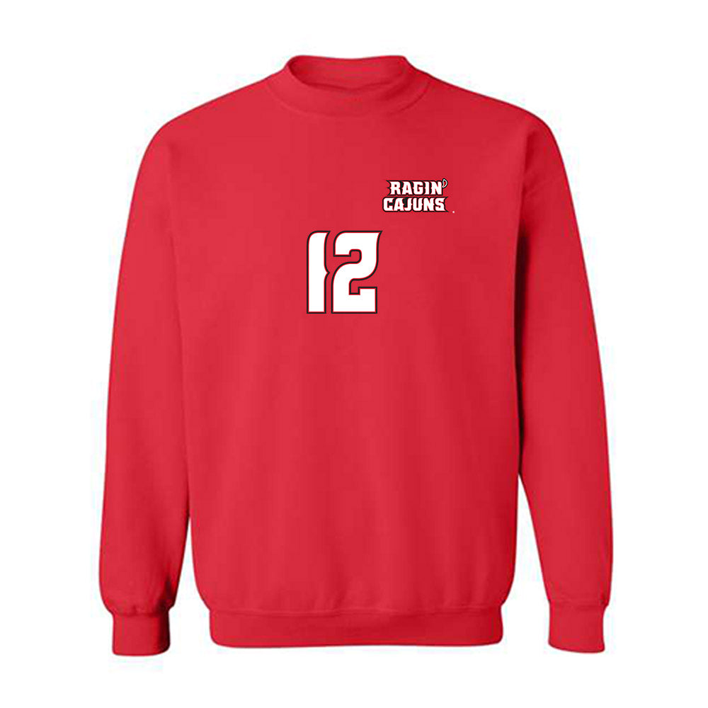 Louisiana - NCAA Women's Volleyball : Ryleigh Garis - Replica Shersey Crewneck Sweatshirt-0