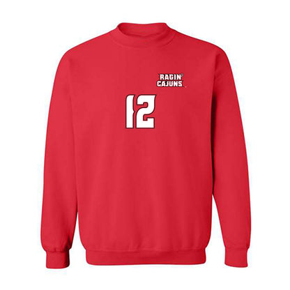 Louisiana - NCAA Women's Volleyball : Ryleigh Garis - Replica Shersey Crewneck Sweatshirt-0
