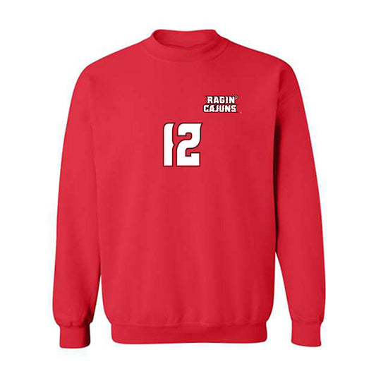 Louisiana - NCAA Women's Volleyball : Ryleigh Garis - Replica Shersey Crewneck Sweatshirt-0