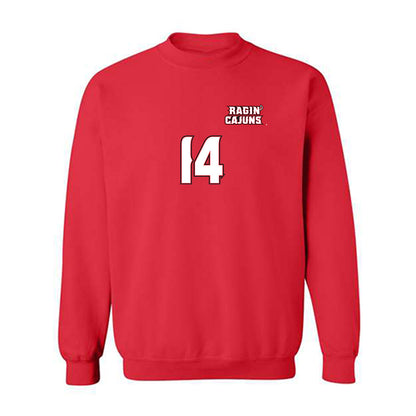 Louisiana - NCAA Women's Volleyball : Brooklyn Vigil - Replica Shersey Crewneck Sweatshirt-1