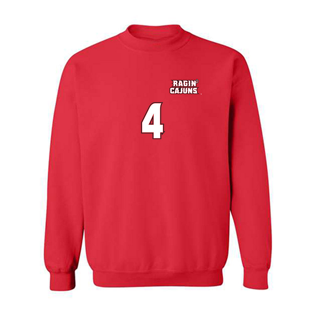 Louisiana - NCAA Women's Volleyball : Lindsey Henry - Replica Shersey Crewneck Sweatshirt-1
