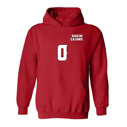 Louisiana - NCAA Women's Volleyball : Sophia Armstrong - Replica Shersey Hooded Sweatshirt-0