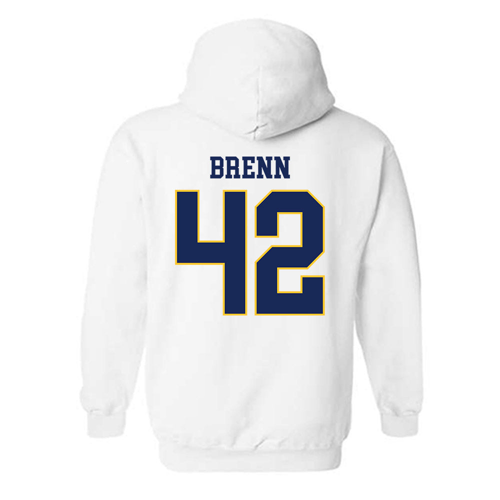 Marquette - NCAA Men's Basketball : Braeden Brenn - Replica Shersey Hooded Sweatshirt-1