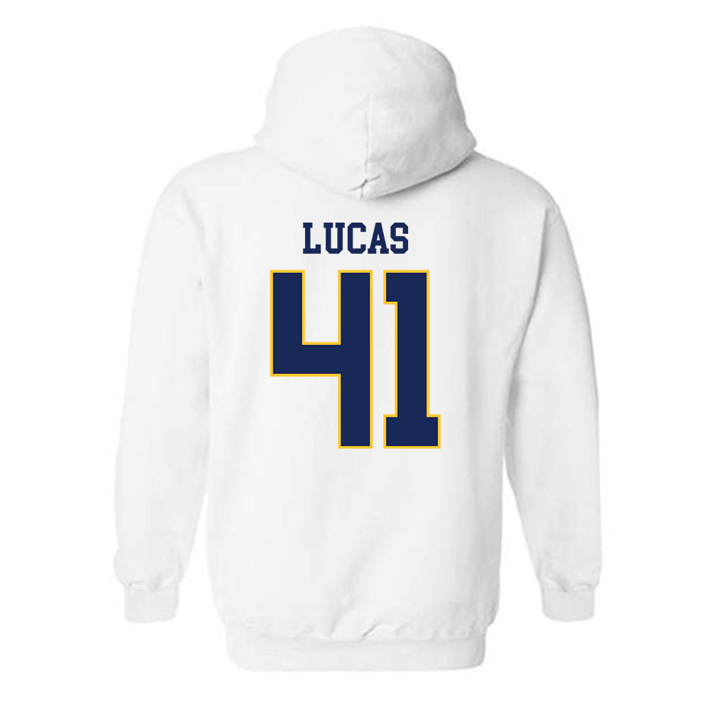 Marquette - NCAA Men's Basketball : Jonah Lucas - Replica Shersey Hooded Sweatshirt