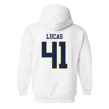 Marquette - NCAA Men's Basketball : Jonah Lucas - Replica Shersey Hooded Sweatshirt