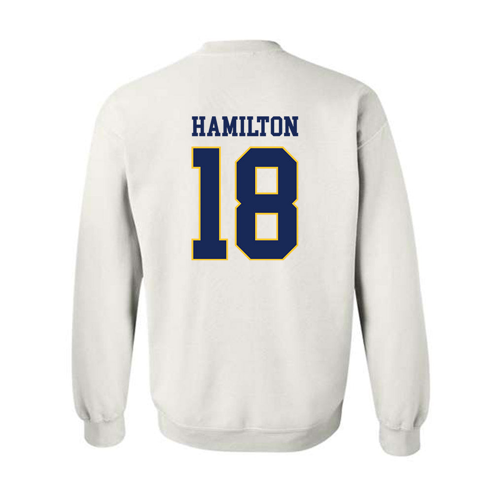Marquette - NCAA Men's Basketball : Caedin Hamilton - Replica Shersey Crewneck Sweatshirt-1