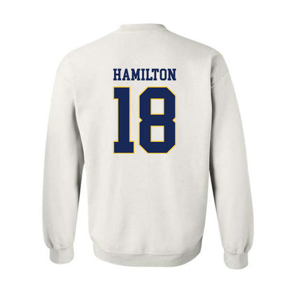 Marquette - NCAA Men's Basketball : Caedin Hamilton - Replica Shersey Crewneck Sweatshirt-1